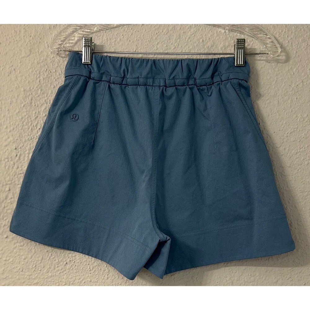 Lululemon Cinchable Waist High-Rise Woven Short 3.5 Utility Blue XS - Picture 4 of 7